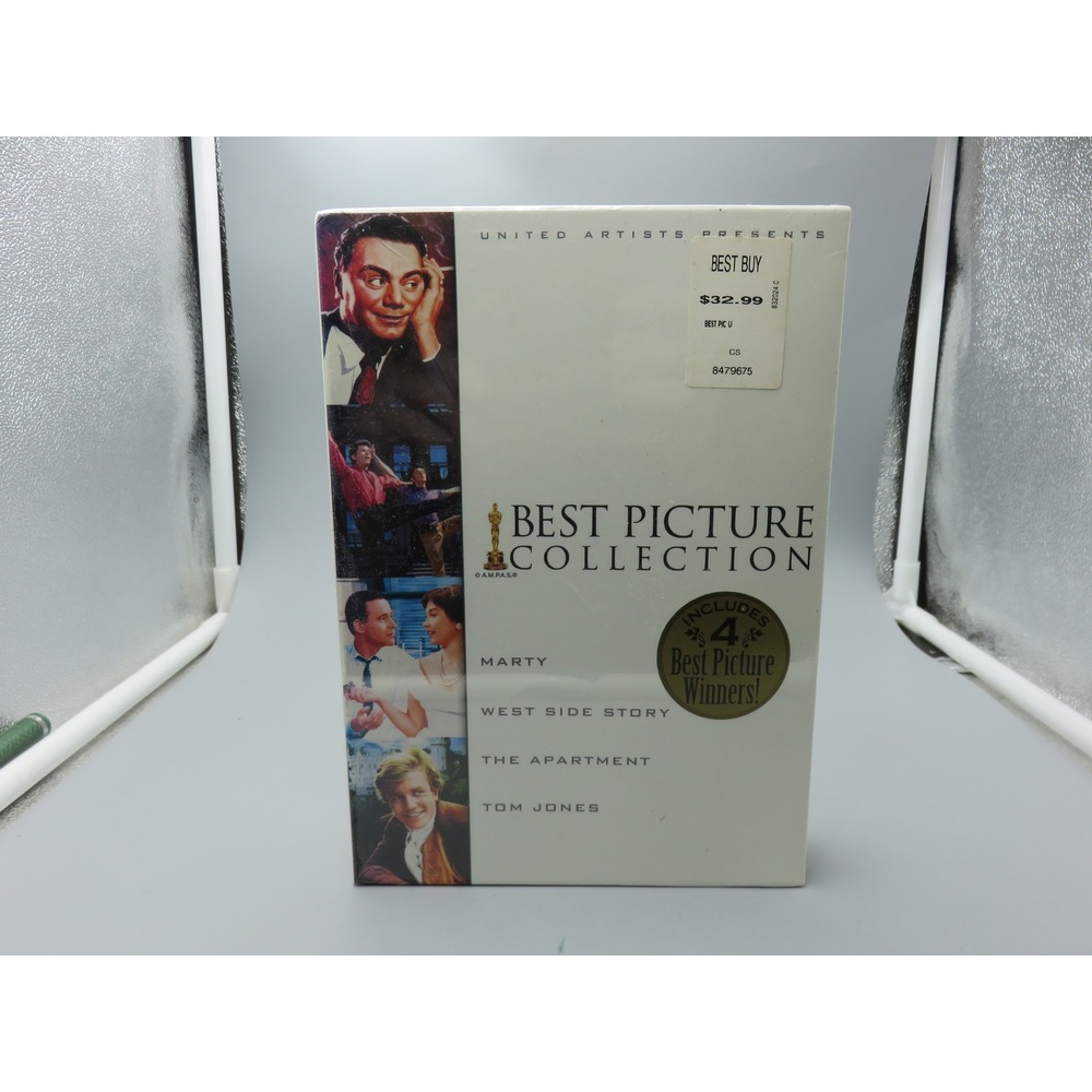 Best Picture Collection 4-DVD Set Marty West Side Story The Apartment Tom Jones